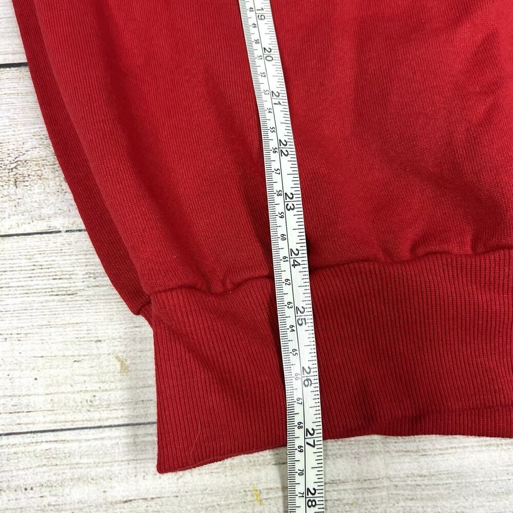 Vintage Jerzees Killen Scottie Dog Sweatshirt Red Crewneck Pullover Size M - Picture 10 of 10